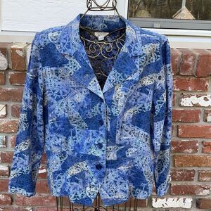 Christopher & Banks Linen Blend Jacket Size L